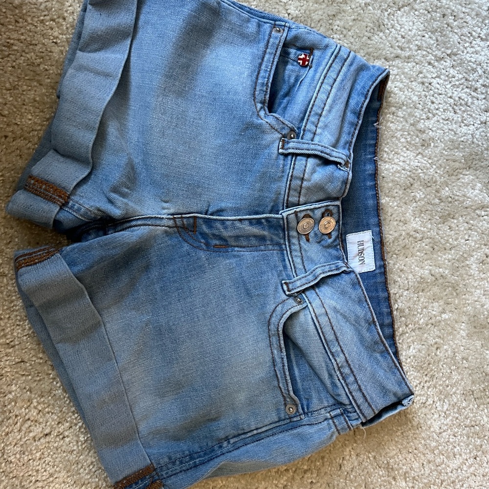 Hudson Jeans Light Blue Jean Shorts